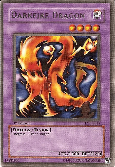 Darkfire Dragon [LOB-E015] Rare - for just $0.10! 
