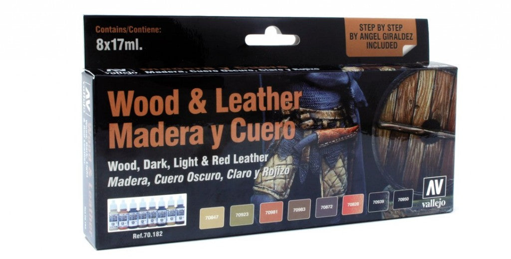 Model Color Set: Wood and Leather (8) - for just $28.95! 