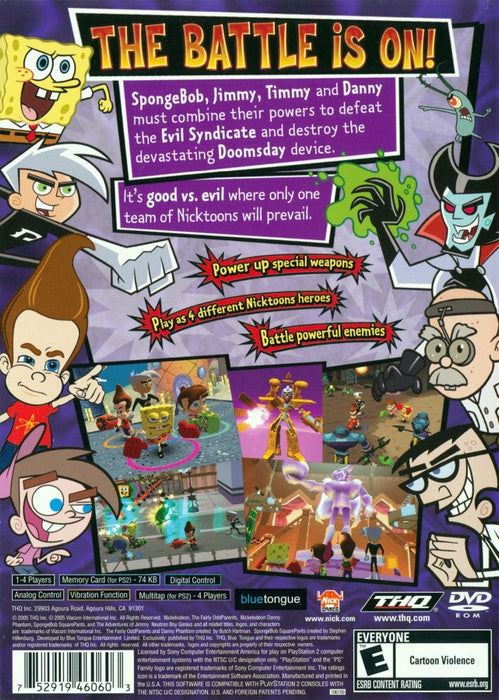 Nicktoons Unite – PlayStation 2 (PS2) - for just $9.99! 