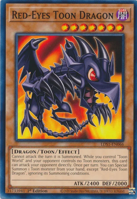 Red-Eyes Toon Dragon [LDS1-EN066] Common - for just $2.45! 