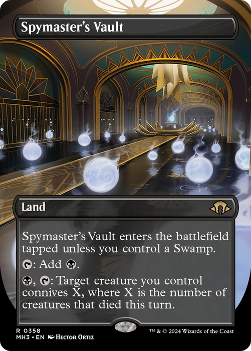 Spymaster's Vault (Borderless) (MH3-358) - Modern Horizons 3 (Borderless) - for just $0.56! 