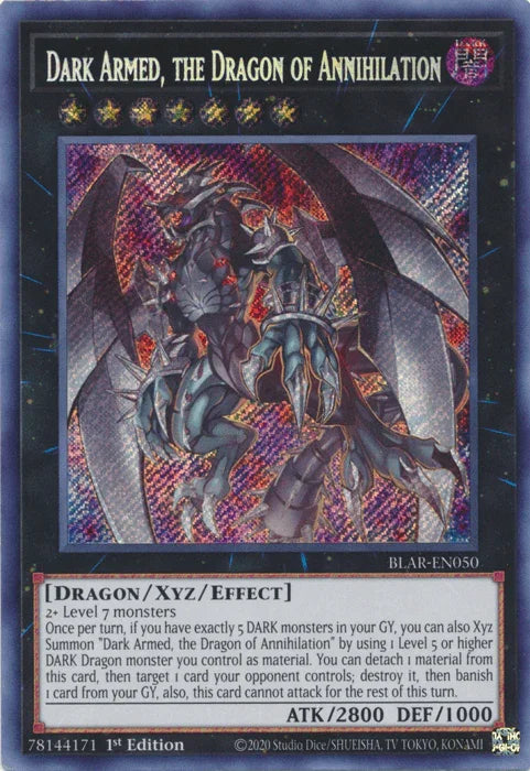 Dark Armed, the Dragon of Annihilation [BLAR-EN050] Secret Rare - for just $0.50! 