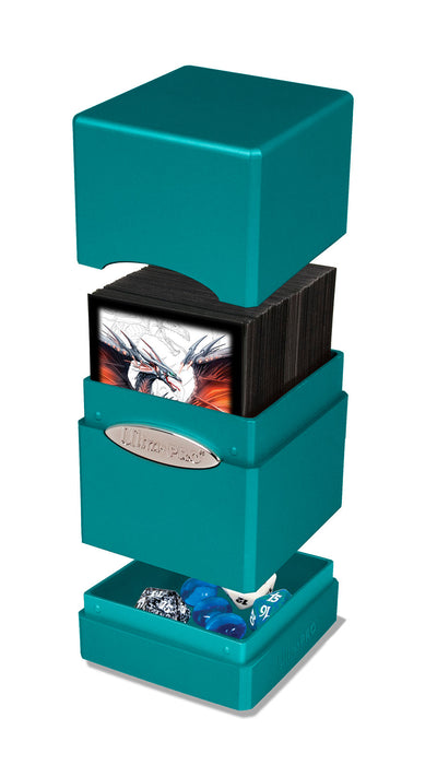 Ultra PRO: Satin Tower - Metallic (Ocean Shimmer) - for just $0! 