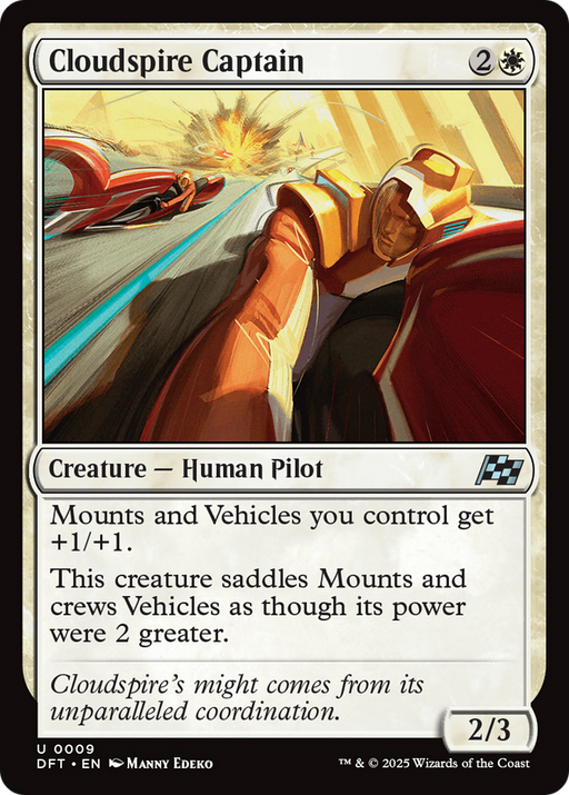 Cloudspire Captain (DFT-009) - Aetherdrift Foil - for just $0.08! 