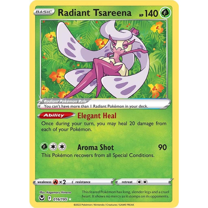 Radiant Tsareena (016/195) [Sword & Shield: Silver Tempest] - Just $0.25! Shop now at Retro Gaming of Denver