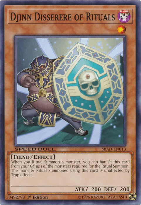 Djinn Disserere of Rituals [SBAD-EN013] Common - for just $0.10! 