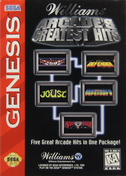 Williams Arcade's Greatest Hits (Sega Genesis) - for just $0! 