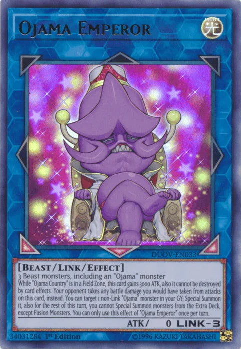 Ojama Emperor [DUOV-EN033] Ultra Rare - for just $0.15! 