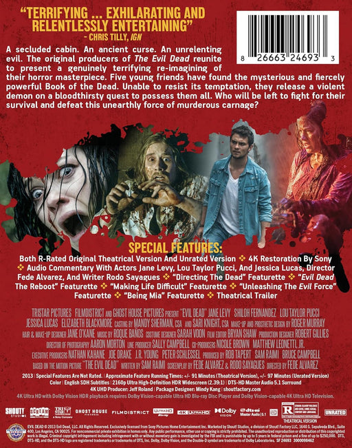 Evil Dead (2013) Limited Edition Steelbook [4K Ultra HD] - for just $29.99! 