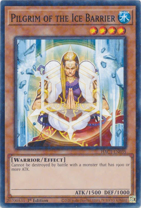 Pilgrim of the Ice Barrier (Duel Terminal) [HAC1-EN035] Common - for just $0.10! 