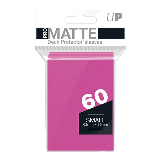 Ultra PRO: Small 60ct Sleeves - PRO-Matte (Bright Pink) - Just $0! Shop now at Retro Gaming of Denver