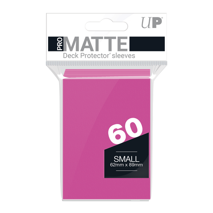 Ultra PRO: Small 60ct Sleeves - PRO-Matte (Bright Pink) - Just $0! Shop now at Retro Gaming of Denver