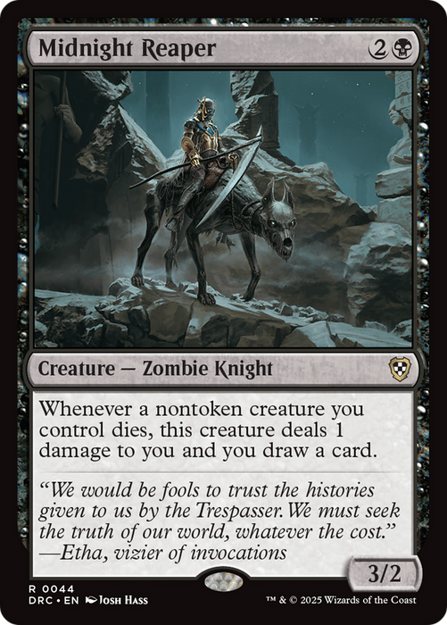 Midnight Reaper (DRC-044) - Commander: Aetherdrift - for just $0.09! 