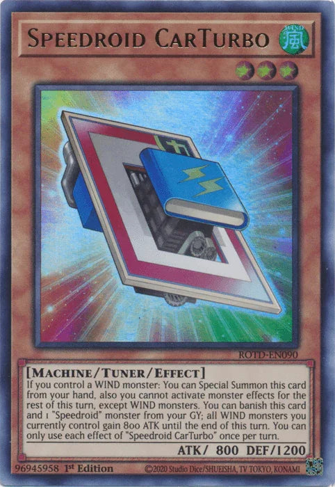 Speedroid CarTurbo [ROTD-EN090] Ultra Rare - for just $0.75! 