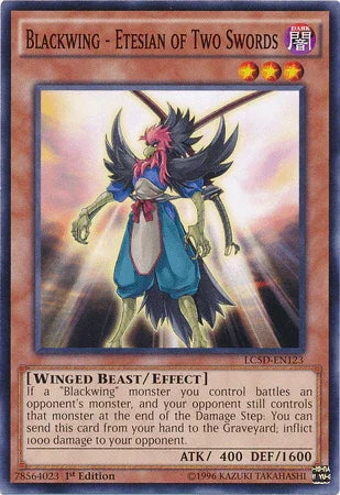 Blackwing - Etesian of Two Swords [LC5D-EN123] Common - for just $0.15! 