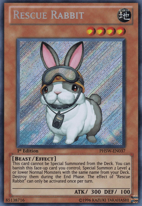 Rescue Rabbit [PHSW-EN037] Secret Rare - for just $2.70! 