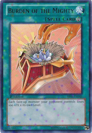 Burden of the Mighty [BP01-EN045] Starfoil Rare - for just $0.10! 
