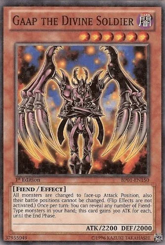 Gaap the Divine Soldier [BP01-EN150] Starfoil Rare - for just $0.55! 