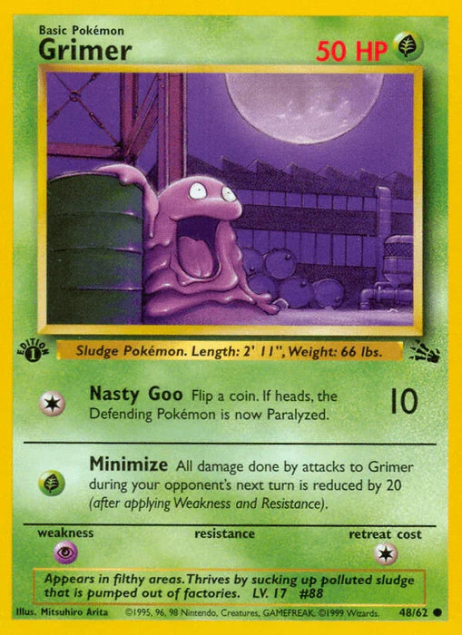 Grimer (48/62) [Fossil 1st Edition] - for just $0.40! 