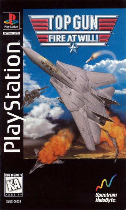 Top Gun: Fire at Will! [Long Box] – PlayStation 1 (PS1) - for just $0! 