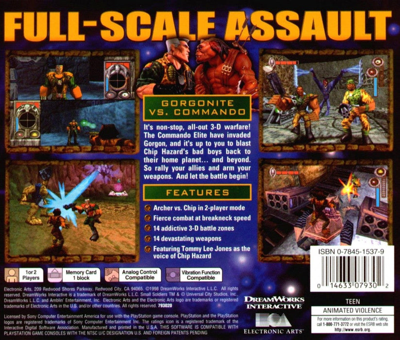 Small Soldiers – PlayStation 1 (PS1) - for just $0! 