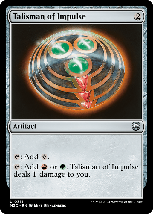 Talisman of Impulse (Ripple Foil) [Modern Horizons 3 Commander] - Just $0.80! Shop now at Retro Gaming of Denver