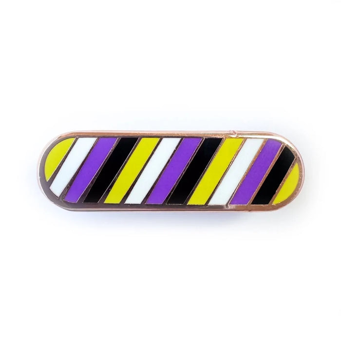 Pride Pals Flag Enamel Pin - Nonbinary - for just $10! 