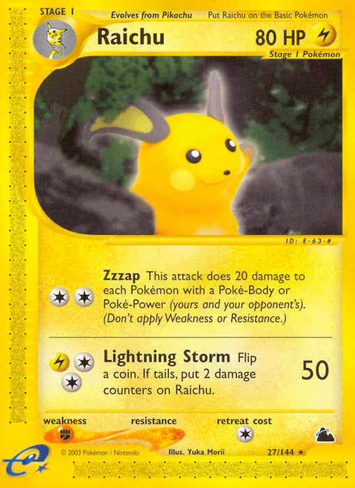 Raichu (27/144) [Skyridge] - for just $36.25! 