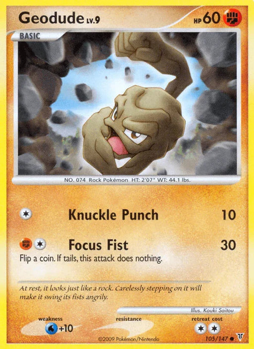 Geodude (105/147) [Platinum: Supreme Victors] - for just $0.15! 