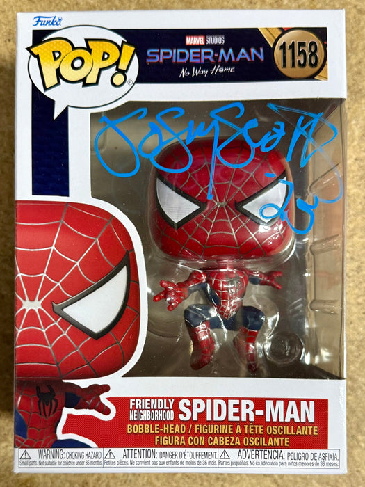 Josey Scott Of Saliva “Hero” Signed Spider-Man Funko Pop #1158 With JSA COA - for just $135! 