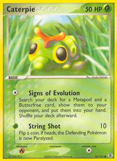 Caterpie (56/112) [EX: FireRed & LeafGreen] - for just $0.45! 