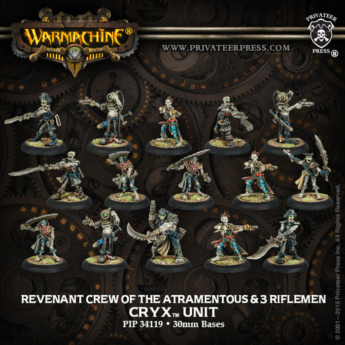 Warmachine: Cryx Revenant Crew of the Atramentous w/ 3 Riflemen - for just $64.99! 