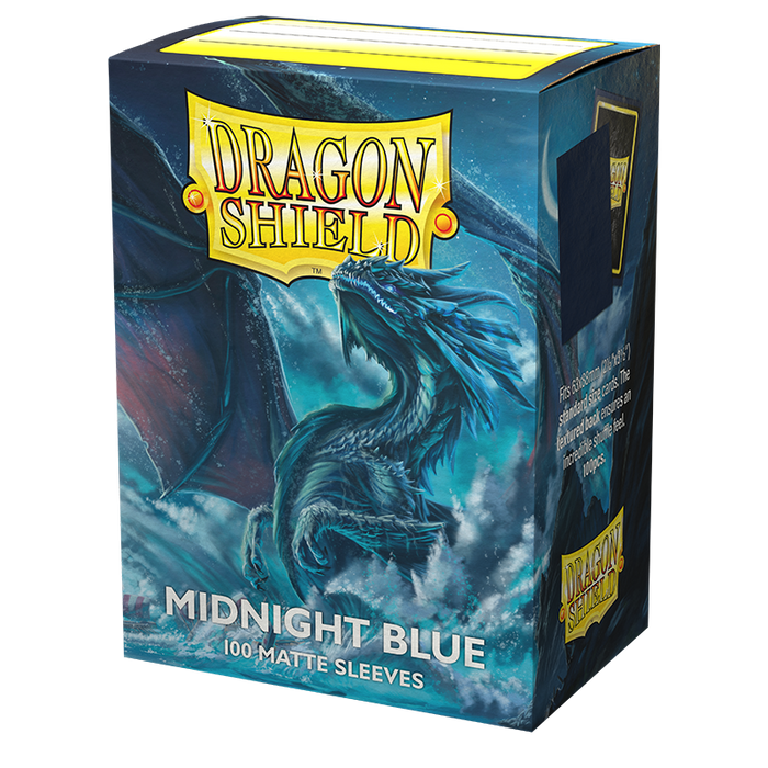 Dragon Shield: Standard 100ct Sleeves - Midnight Blue (Dual Matte) - Just $8.95! Shop now at Retro Gaming of Denver