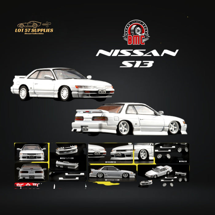 BM Creations Nissan Silvia S13 WHITE RHD 1:64 - Just $22.99! Shop now at Retro Gaming of Denver