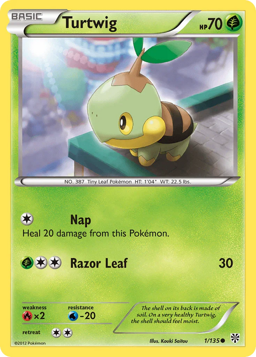 Turtwig (1/135) [Black & White: Plasma Storm] - for just $0.15! 