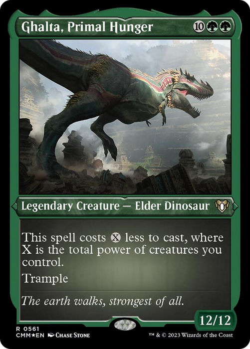 Ghalta, Primal Hunger (Foil Etched) [Commander Masters] - for just $2.85! 