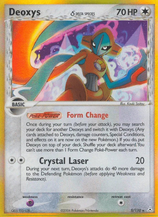 Deoxys (5/110) (Delta Species) [EX: Holon Phantoms] - for just $59.90! 