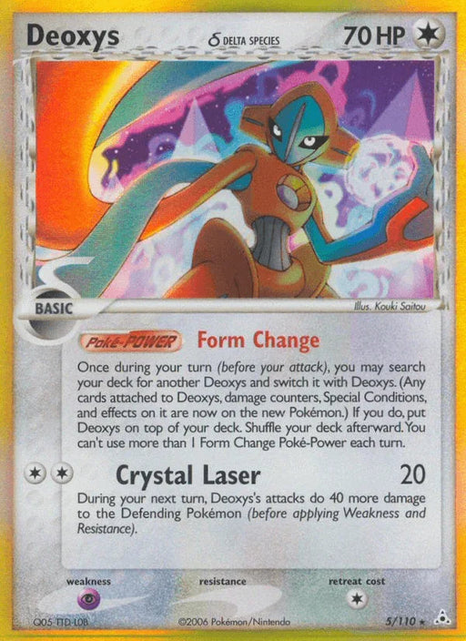Deoxys (5/110) (Delta Species) [EX: Holon Phantoms] - for just $54.55! 