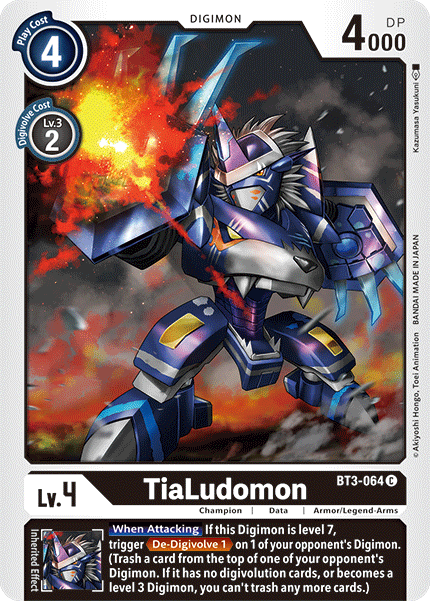 TiaLudomon [BT3-064] [Release Special Booster Ver.1.5] - Just $0.09! Shop now at Retro Gaming of Denver