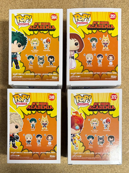 Funko Pop! Animation Deku, Katsuki Bakugo, Ochaco & Todoroki My Hero Academia Set Of 4 - for just $40! 
