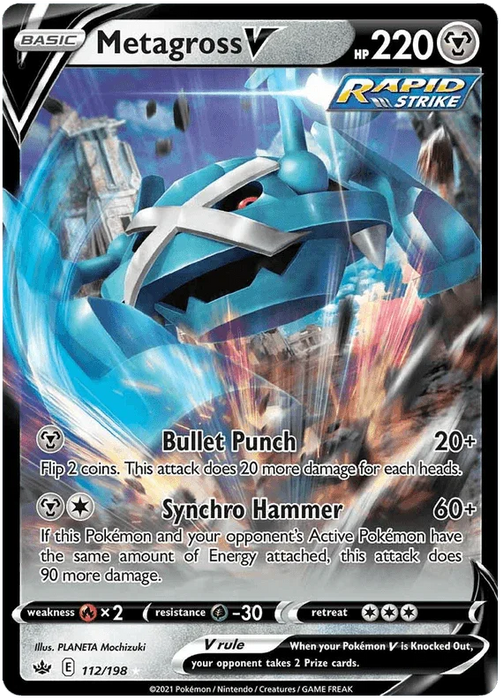 Metagross V (112/198) [Sword & Shield: Chilling Reign] - for just $0.25! 