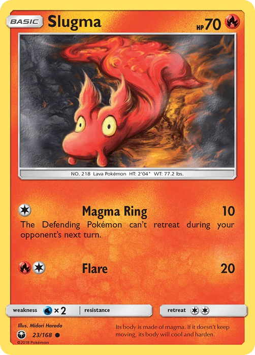 Slugma (23/168) [Sun & Moon: Celestial Storm] - for just $0.10! 