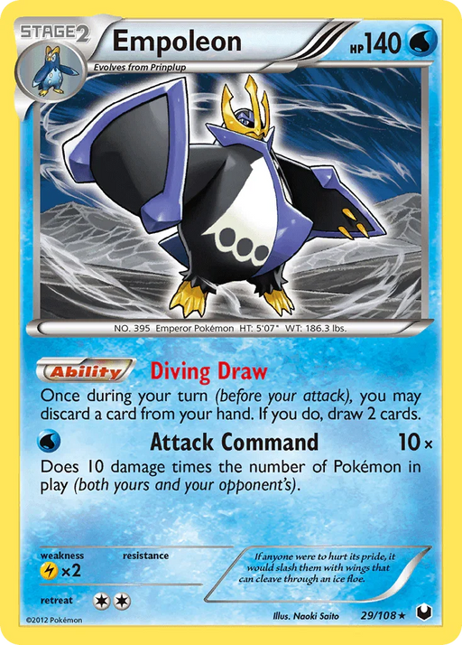 Empoleon (29/108) [Black & White: Dark Explorers] - for just $2.15! 