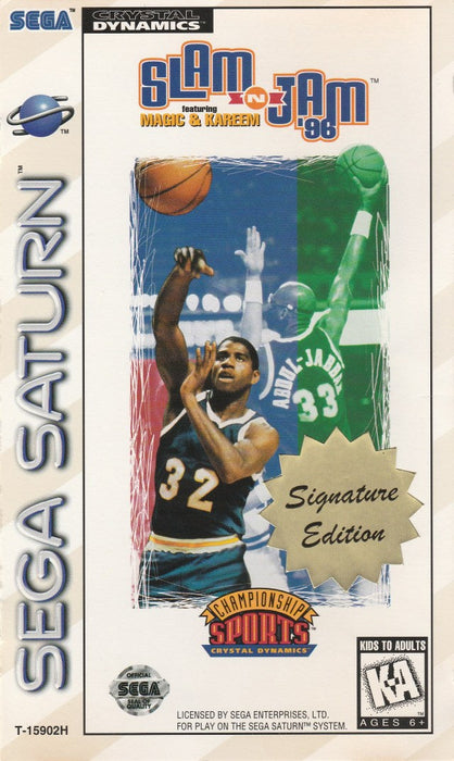 Slam 'n Jam '96 featuring Magic & Kareem (Sega Saturn) - for just $0! 