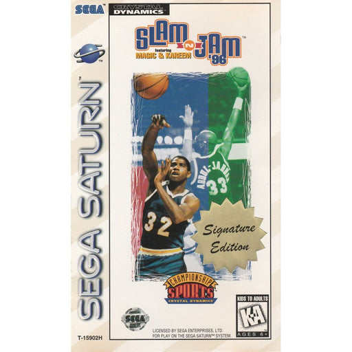 Slam 'n Jam '96 featuring Magic & Kareem (Sega Saturn) - Just $0! Shop now at Retro Gaming of Denver