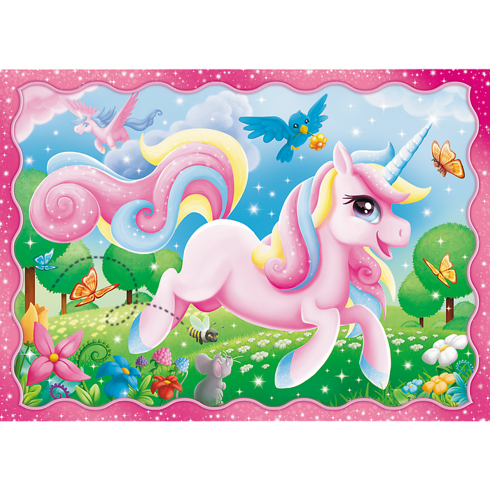 Puzzle: Unicorns and Magic - Preschool 4 in 1 - for just $13.99! 