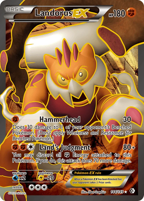 Landorus EX (144/149) [Black & White: Boundaries Crossed] - for just $24.95! 