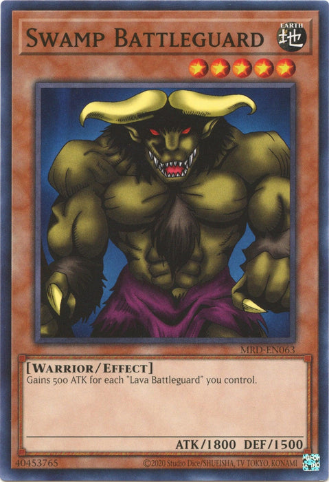Swamp Battleguard (25th Anniversary) [MRD-EN063] Common - for just $0.10! 