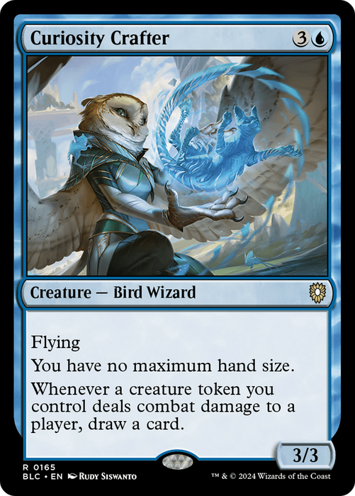 Curiosity Crafter (BLC-165) - Bloomburrow Commander - for just $0.21! 