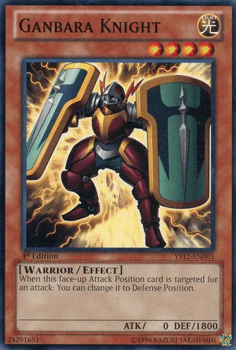Ganbara Knight [YS12-EN005] Common - for just $0.10! 